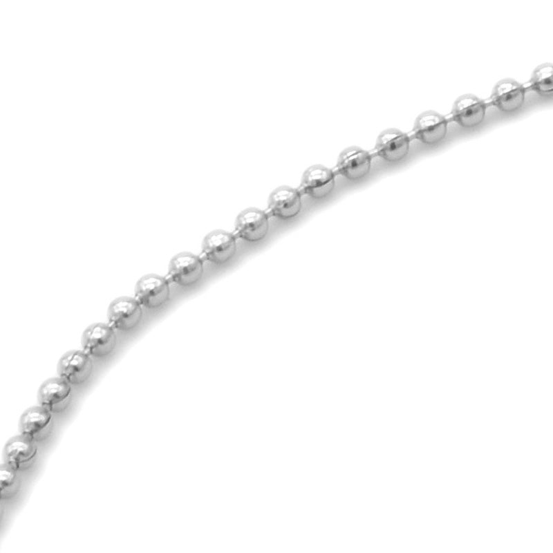 Ball Chain Silver Stainless Steel Anklet