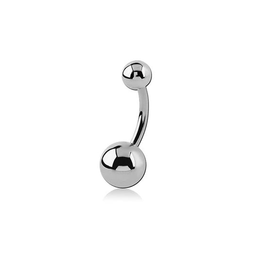 Plain Stainless Steel Belly Bar