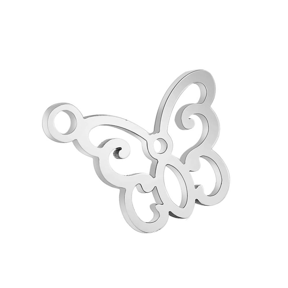 butterfly charms pendants stainless steel