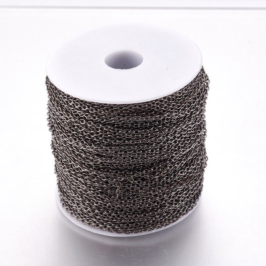 alloy cable chain 5 metre gunmetal