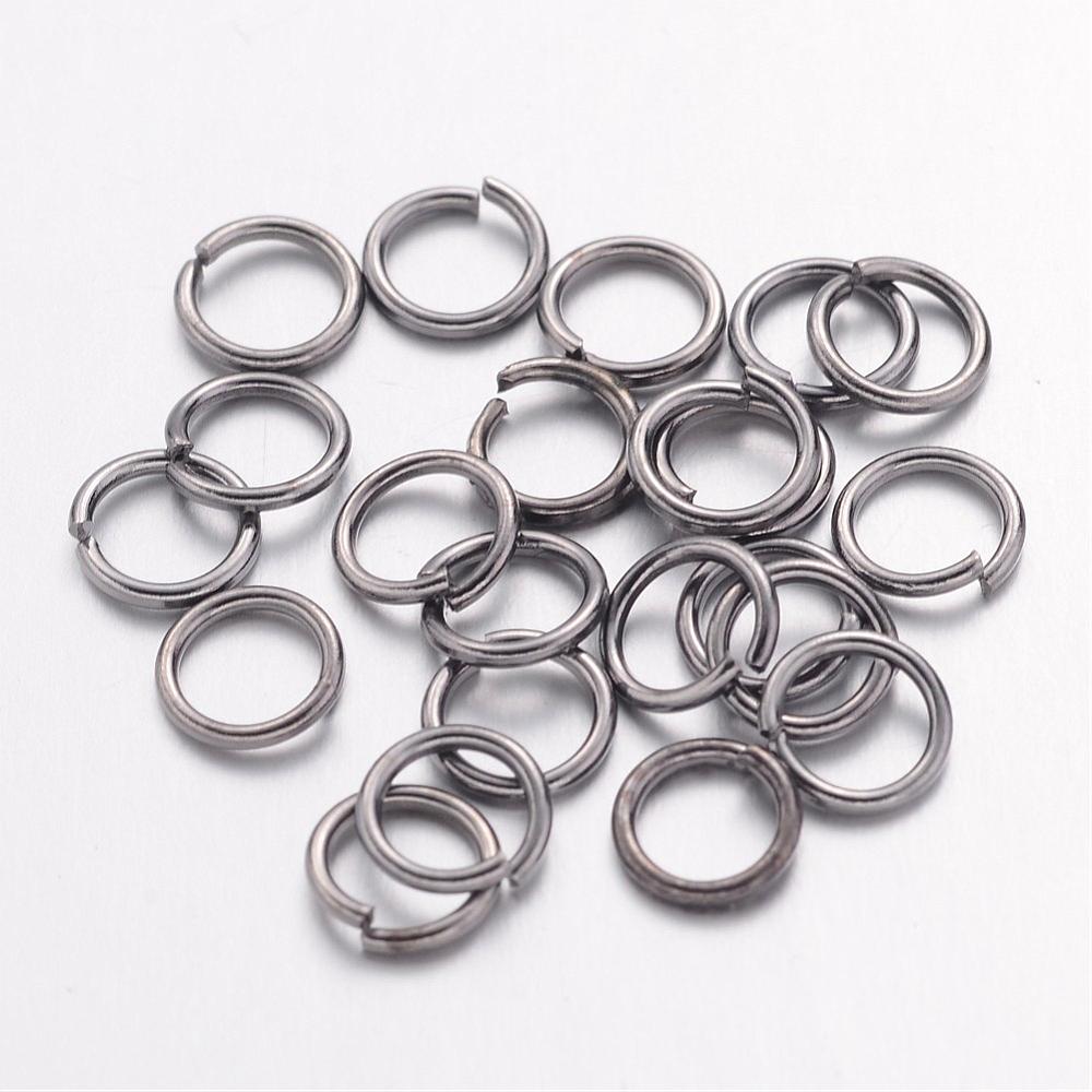 gunmetal alloy open jump rings