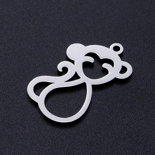 monkey charms pendants stainless steel