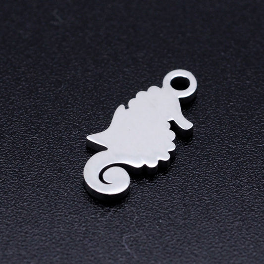 seahorse charms pendants stainless steel