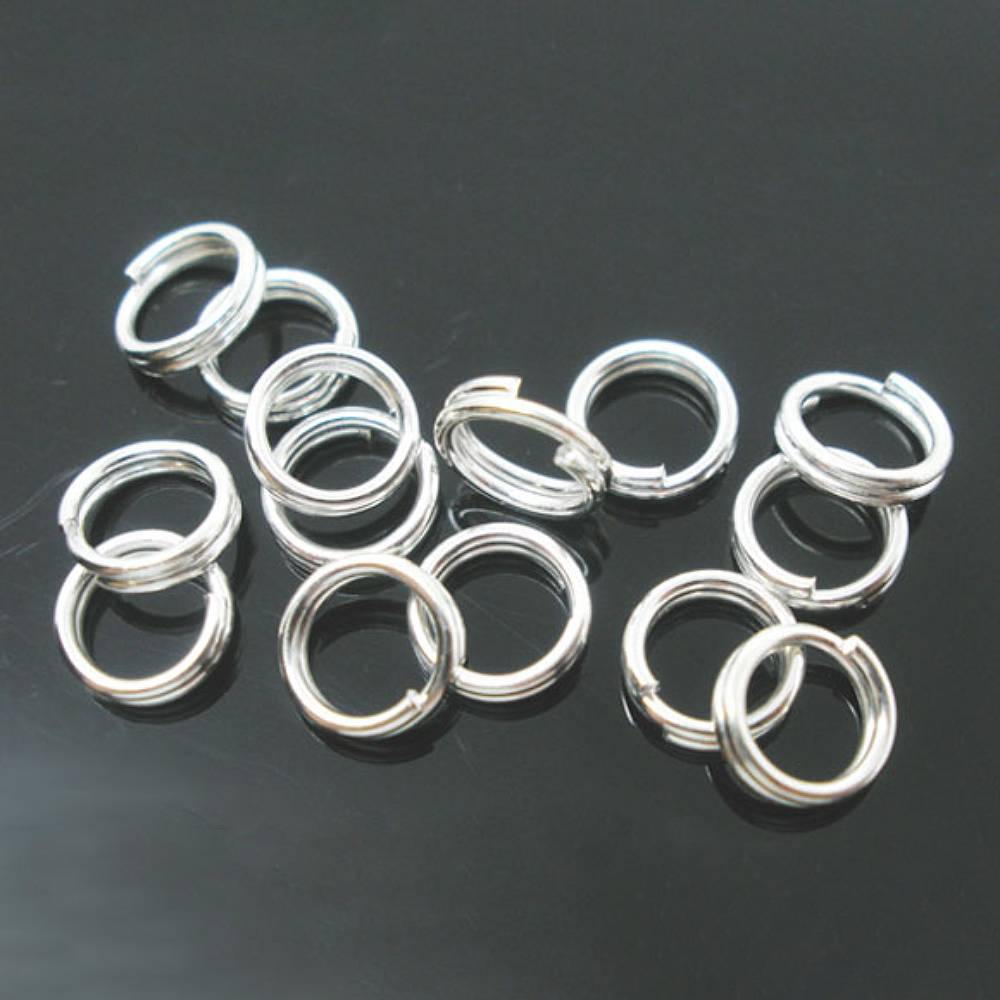 silver alloy split rings