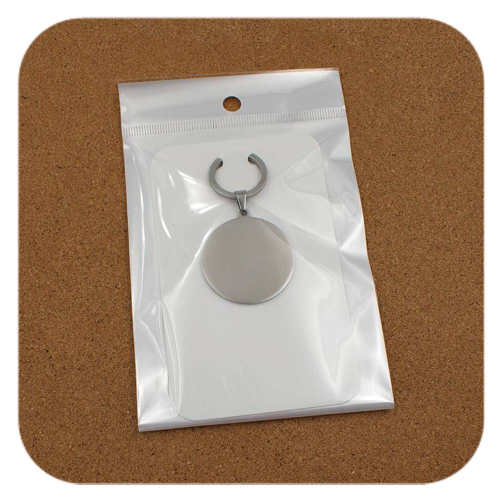 Retirement Weekly Schedule Stainless Steel Keyring Custom Engraved Personalised