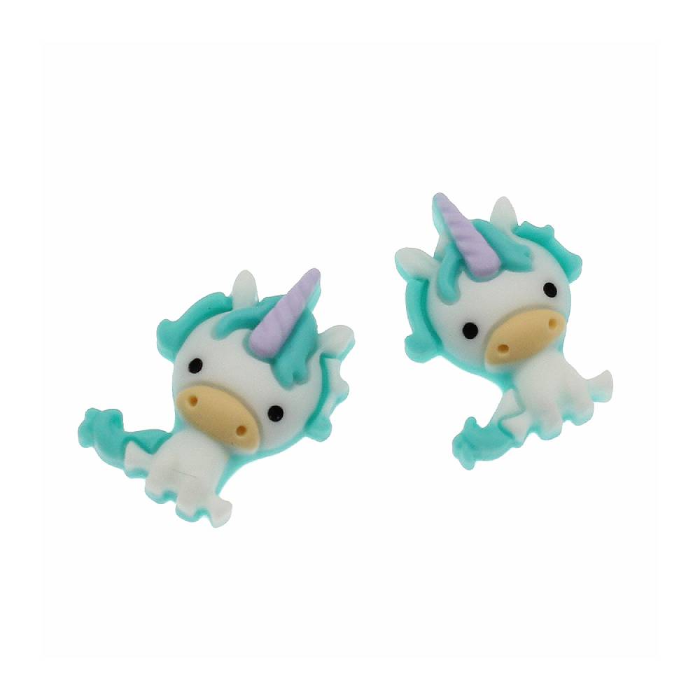 resin unicorn cabochons