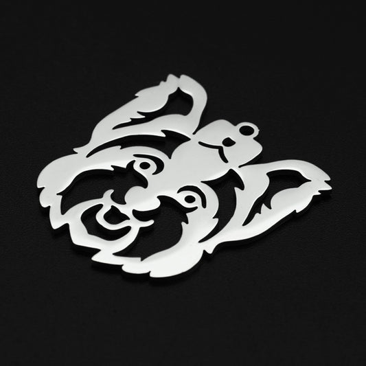 yorkshire terrier charms pendants stainless steel