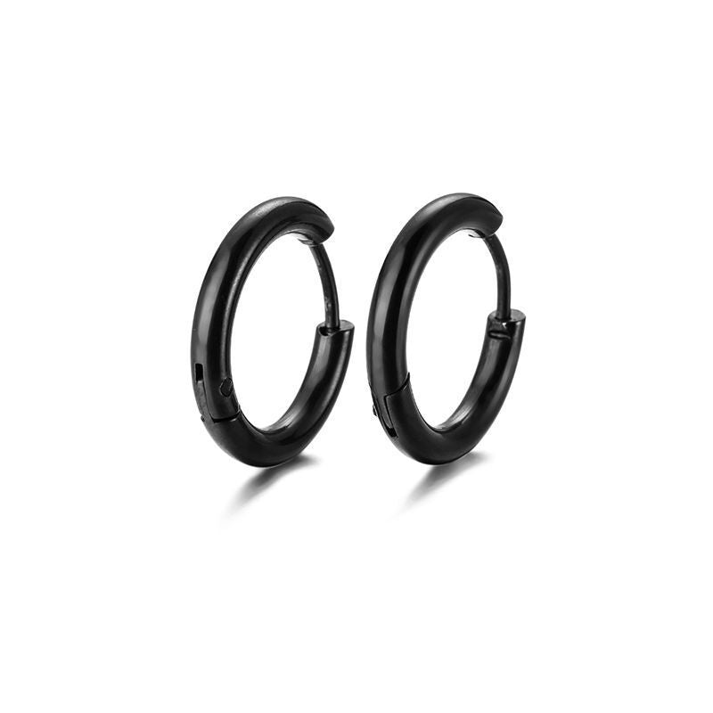 Round Stainless Steel Huggie Hoop Earrings 10|20mm