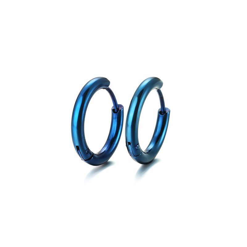Round Stainless Steel Huggie Hoop Earrings 10|20mm