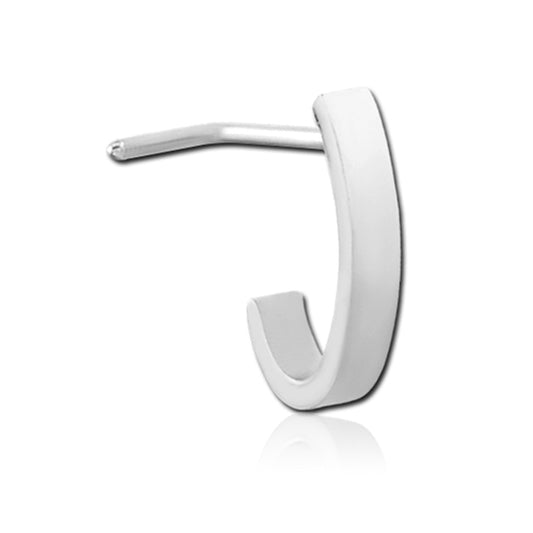 Plain Silver Stainless Steel Nose Crawler