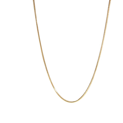 Snake Chain Golden Stainless Steel Necklace 18|20|22|24"