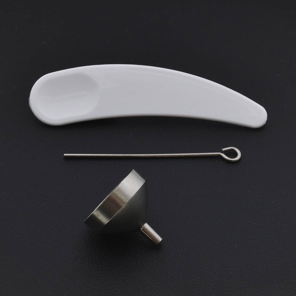 Mini Silver Stainless Steel Funnel Kit