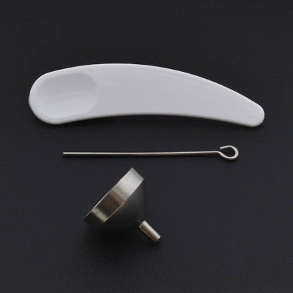 Mini Silver Stainless Steel Funnel Kit