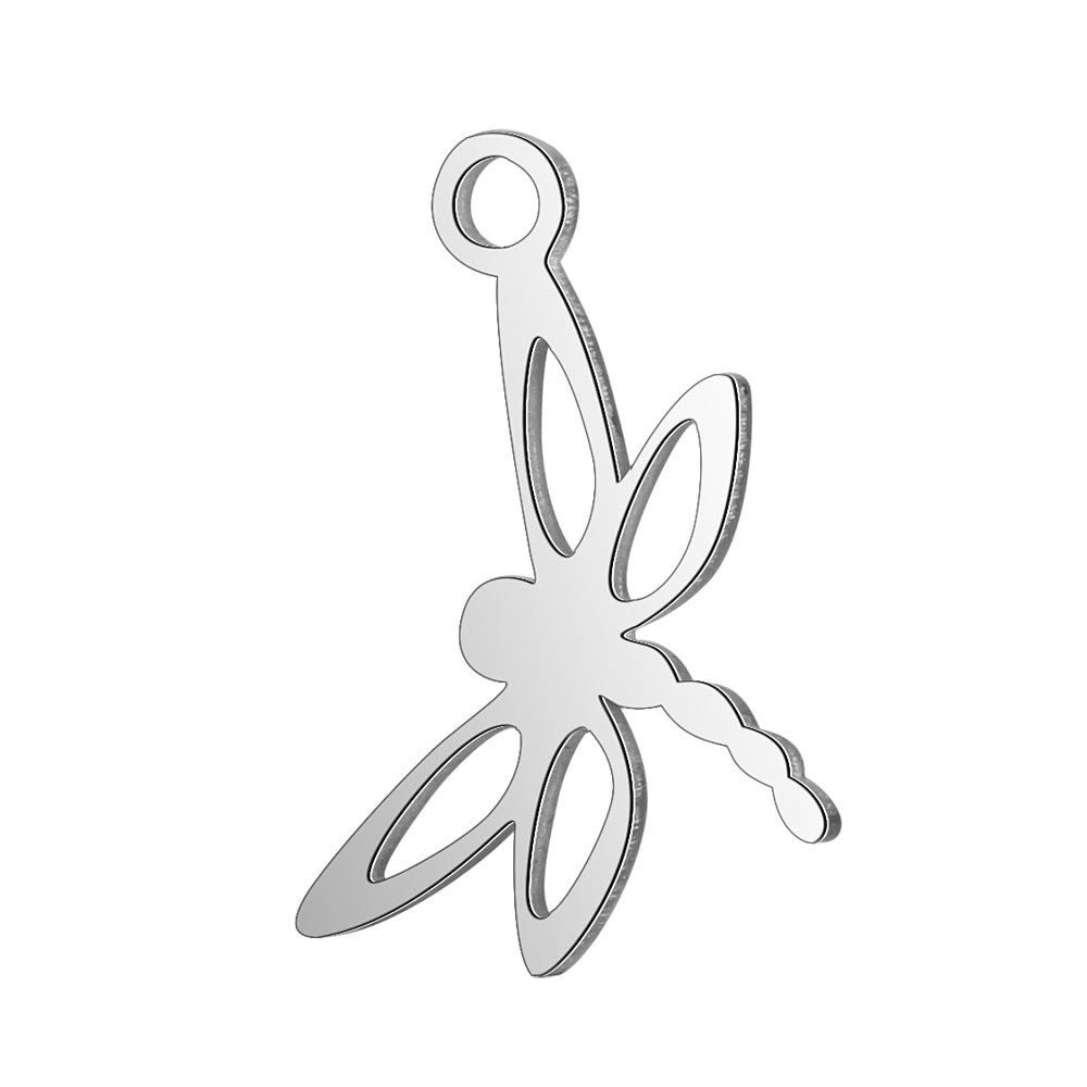 dragonfly charms pendants stainless steel