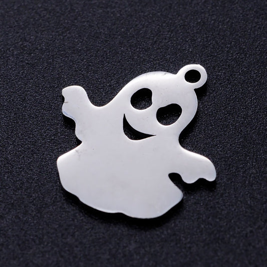 ghost charms pendants stainless steel