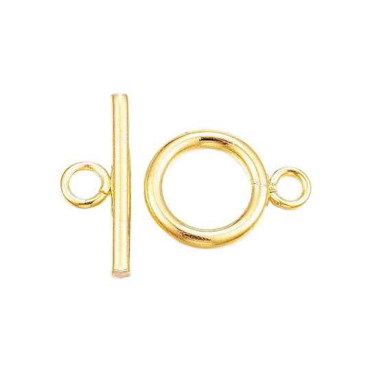 golden stainless steel toggle clasps 5 pack