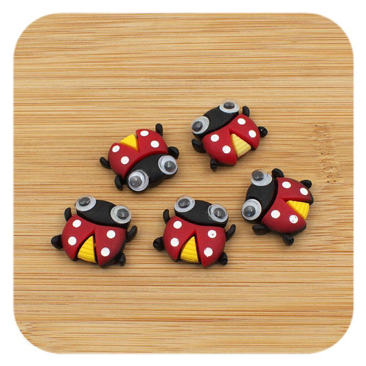 resin cabochons ladybird