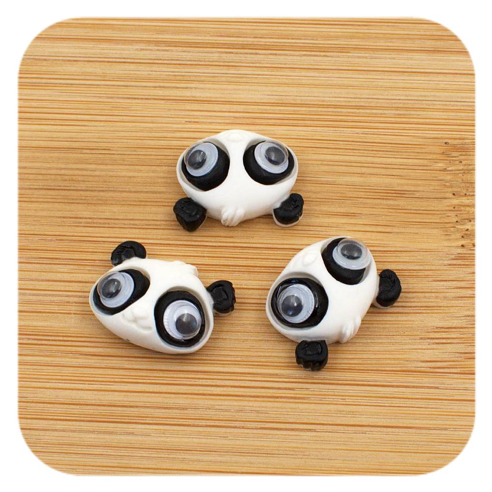panda face resin cabochons