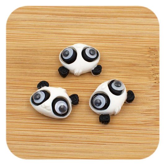 panda face resin cabochons