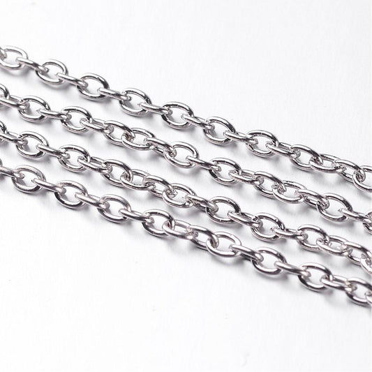 platinum alloy cable chain 5 metre