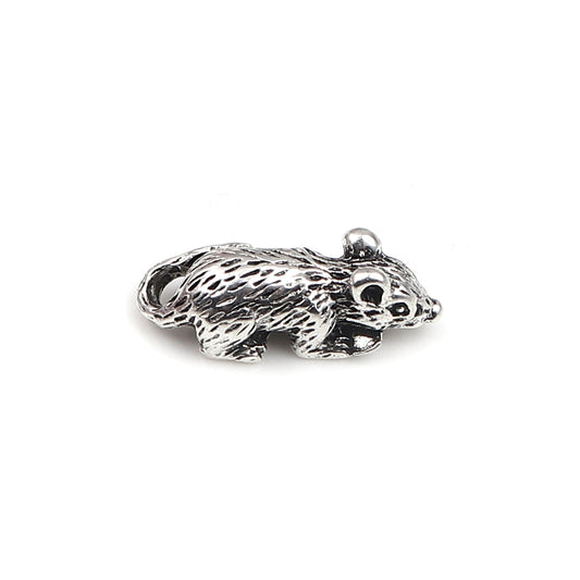 rat mouse antique silver charms 8 pack pendants
