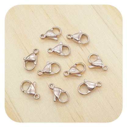 rose gold stainless steel lobster clasps 12mm