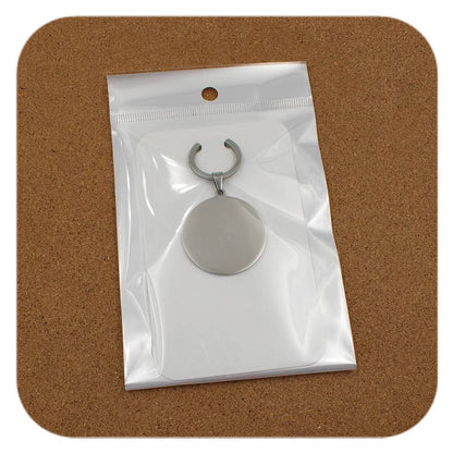 Retirement Weekly Schedule Stainless Steel Keyring Custom Engraved Personalised