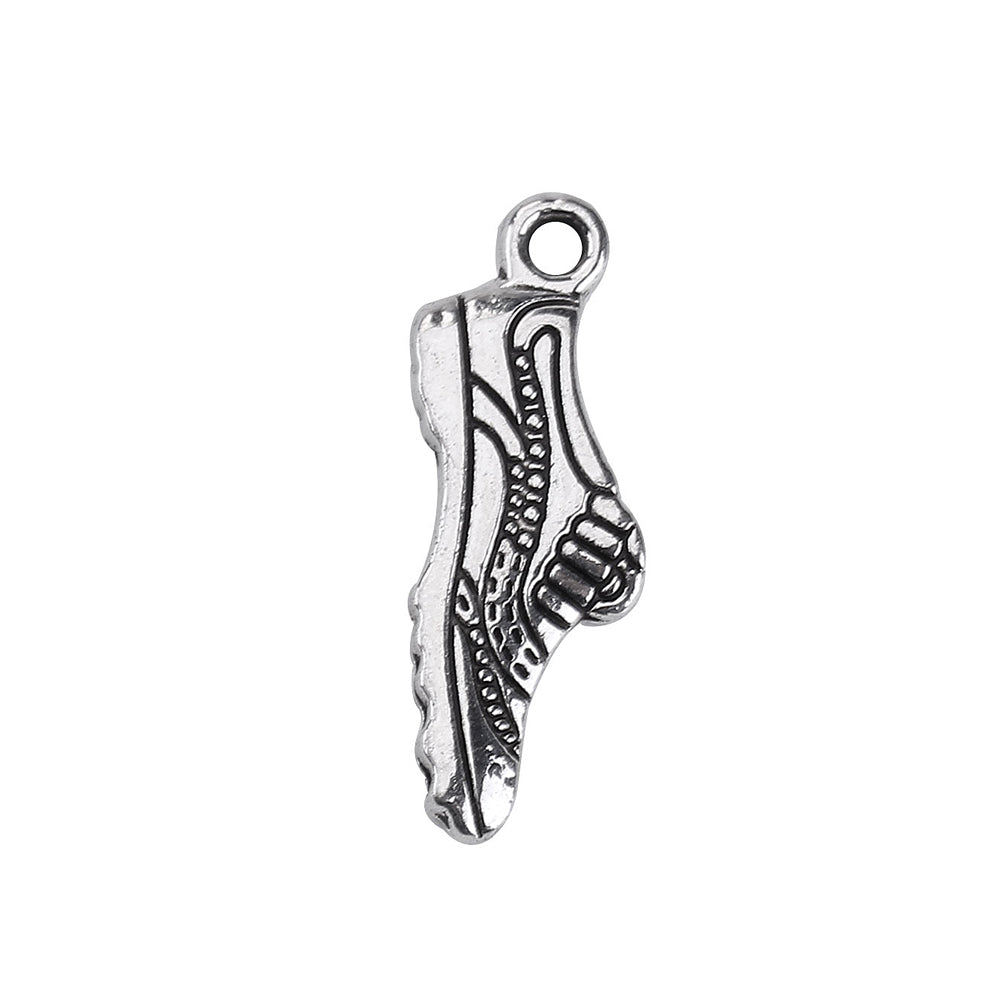 trainer antique silver charms 10 pack pendants