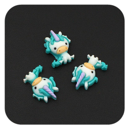 unicorn resin cabochons