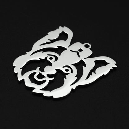 yorkshire terrier charms pendants stainless steel
