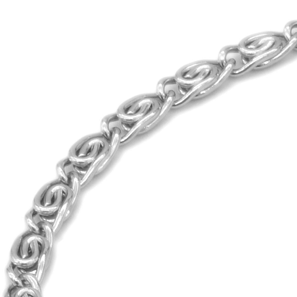 Lumachina Chain Silver Stainless Steel Anklet